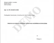 Vzorec oz. primer predloga za vrnitev začasno odvzetega vozniškega dovoljenja 4 predlog za vrnitev zacasno odvzetega vozniskega dovoljenja1
