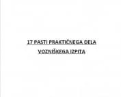 17 pasti praktičnega dela vozniškega izpita 1 17pastiPrakticnegaDelaVoniskegaIzpita